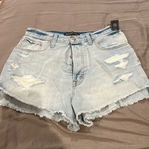 Abercrombie and Fitch High Rose Jean Shorts NWT